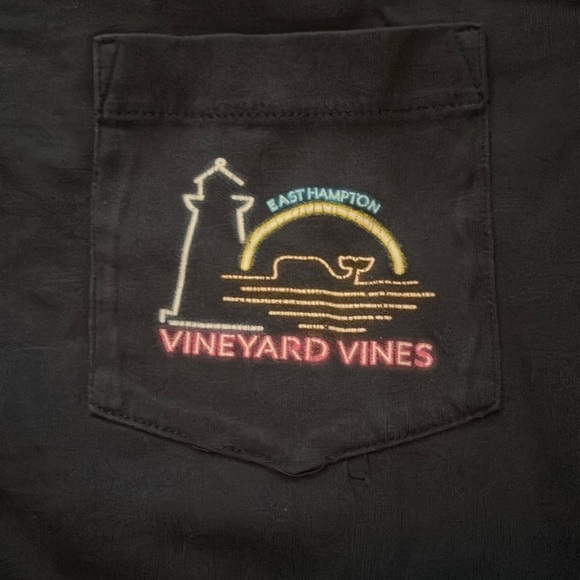 Vineyard Vines Whale Short-Sleeve Pocket T-Shirt Tee Men’s small Navy Blue - Picture 3 of 4